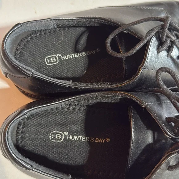 Classic Black Leather Men's Shoes - Picture 6 of 7